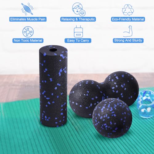 LOPHE Faszienball Set 3x, blau, Massage – Ansicht 4