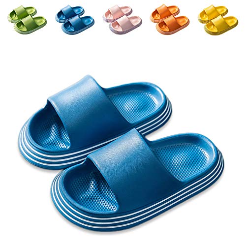 Finleoo Toddler Boys Girls Slides Sandals Kids Water Shoes Beach Pool Sandals Bath Slippers (Toddler/Little Kid)