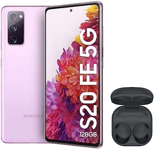 Samsung Galaxy S20 FE 5G (Cloud Lavender, 8GB RAM, 128GB Storage) && Galaxy Buds2 Pro, Bluetooth Truly Wireless in Ear Earbuds with Noise Cancellation (Graphite, with Mic)
