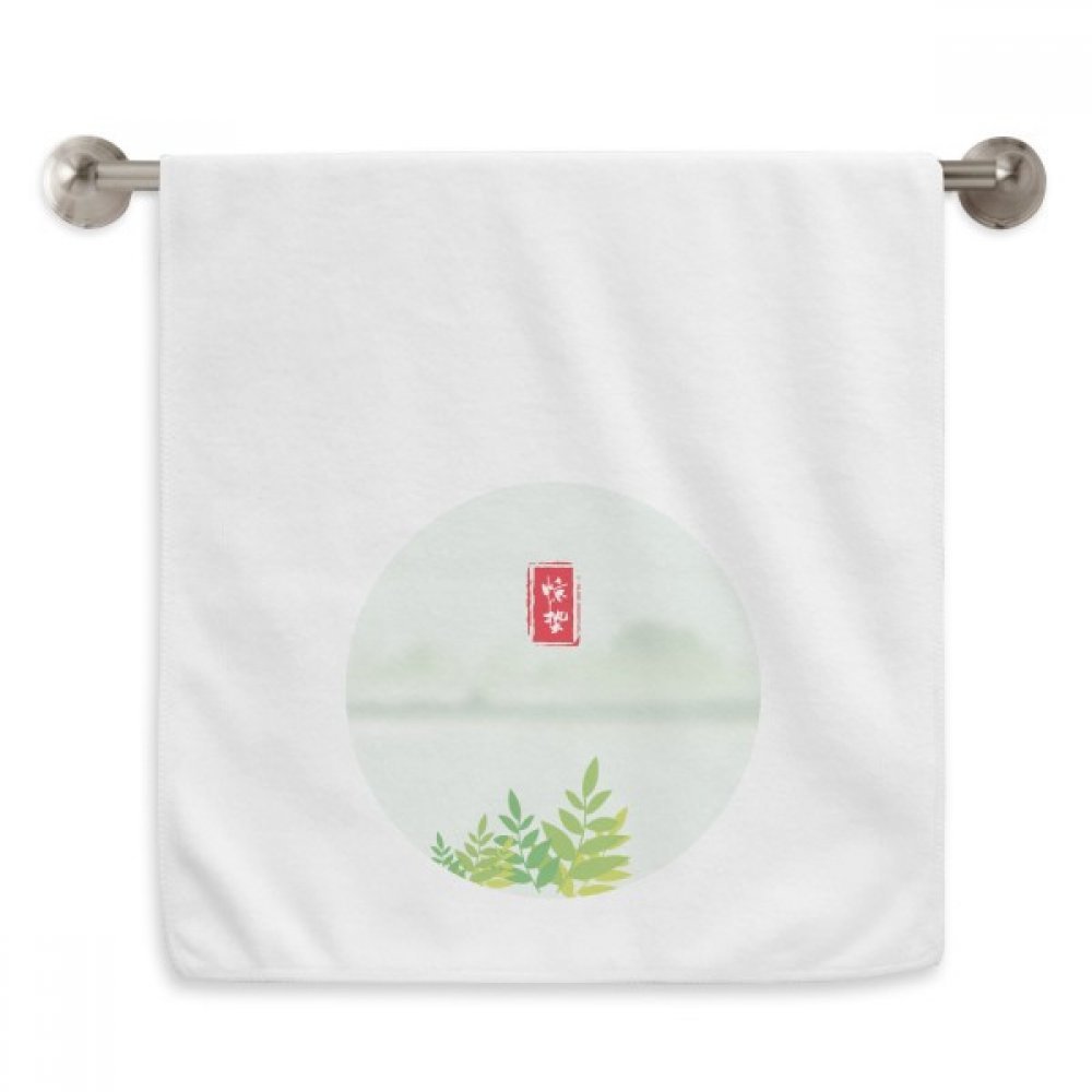 Serviettes moelleuses insectes blanc serviette de toilette visage 13x29 pouces DIYthinker
