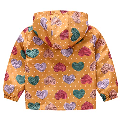 Image of Happy Cherry Kids Boys Girls Fleece Lined Windbreaker Jacket Fashion Prints Hoodie for Fall Winter