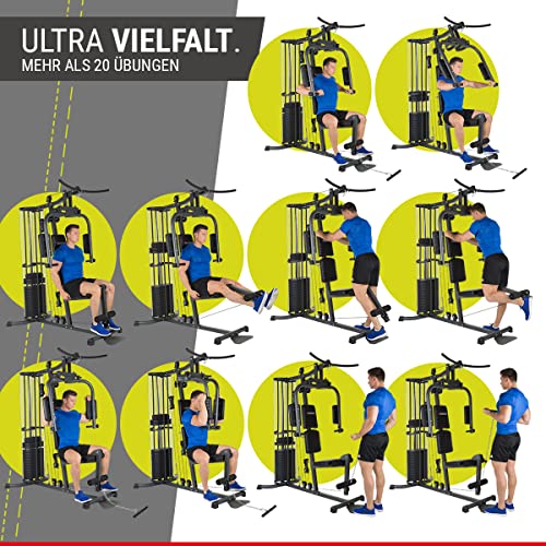 HAMMER Ultra Kraftstation, schwarz, 167 x 105 x 200 cm – Bild 3