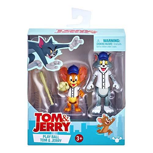 Tom & Jerry, Tom Figure 2-Packs: Play Ball, Multicolor (14462) #TOP1