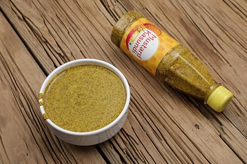 Image of KVD Collection Bengali Mustard Kasundi Sauce 900g| Handmade & No Preservatives | 100% Vegetarian (300g X 3) Pack of 3