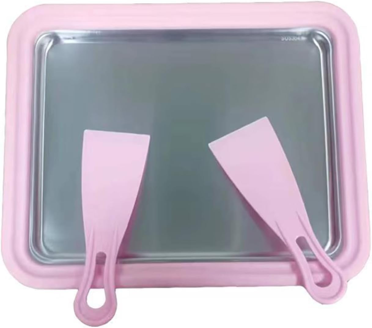 VBM Instant Ice Cream Maker Pan Roller with 2 Spatulas, Stainless Steel Cold Plate Anti-Griddle for Rolled Ice Cream, Frozen Yogurt, Gelato & Sorbet, DIY Dessert Maker Fun for Kids & Family (Pink)-image-31