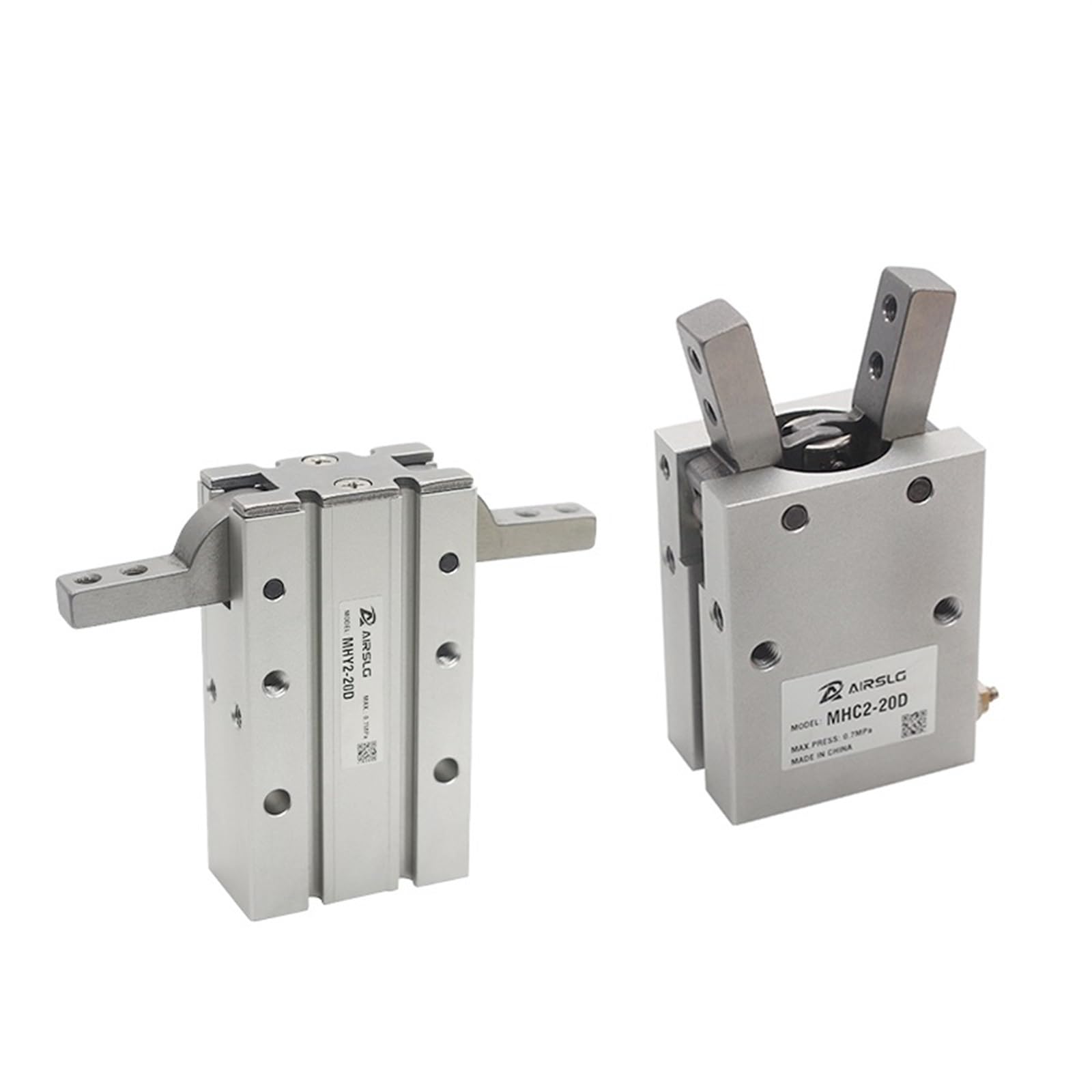 Pince angulaire aluminium MHY2-10D vérin mécanique à came rotative