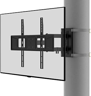 Pillar Mount - Pillar TV Mount | Column TV Mount | Post TV Mount | Gazebo TV Mount (Gray)