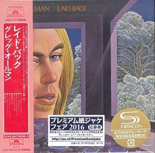 Laid Back (SHM-CD) -  ALLMAN,GREGG, Audio CD