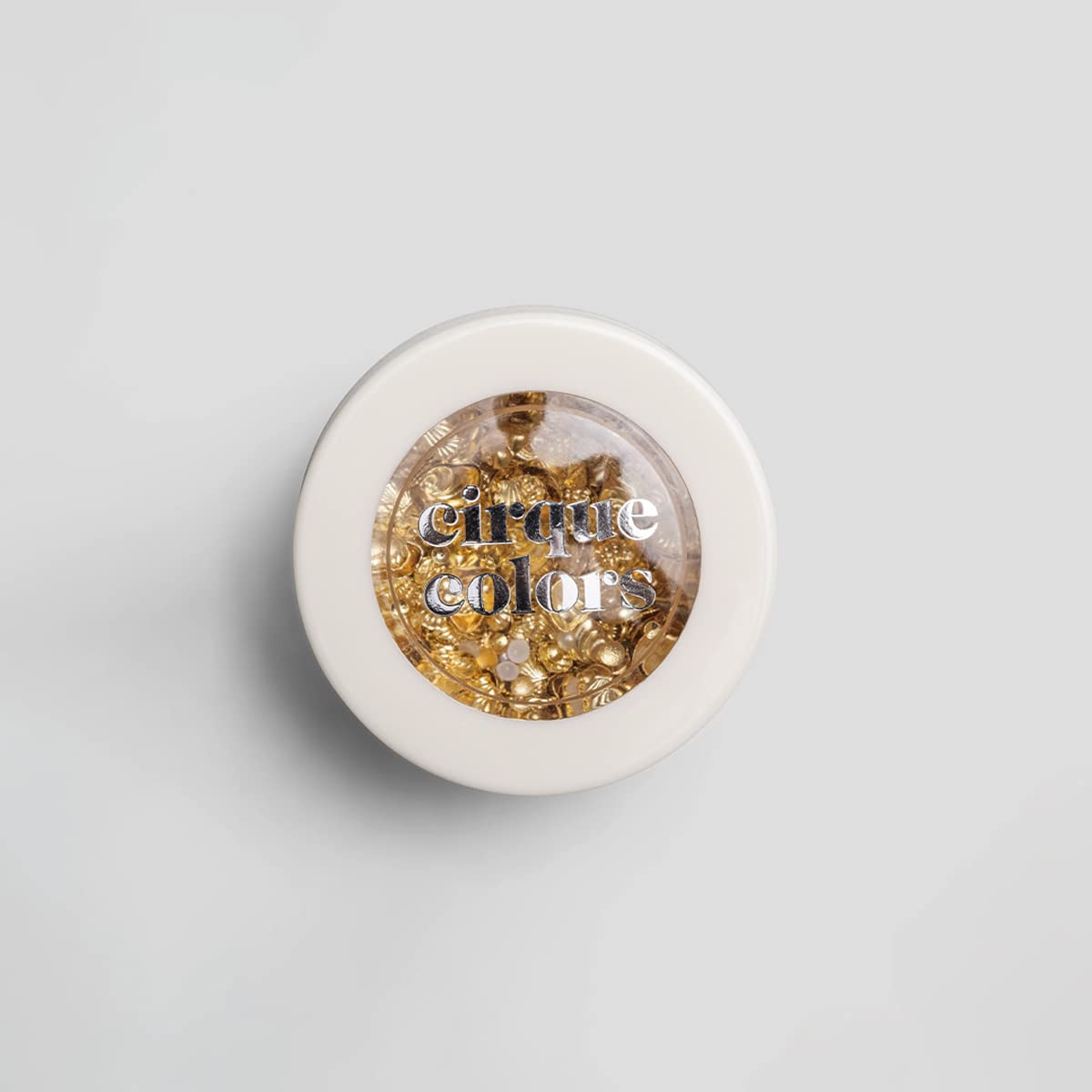 Gold Seashell and Pearl Decorations Charms Studs for Nail Art - Cirque Colors Coquille Charms