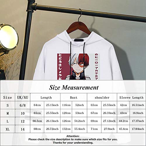 Moletom com capuz Aoliandatong My Hero Academia Friends Izuku Midoriya Todoroki com mangas listradas