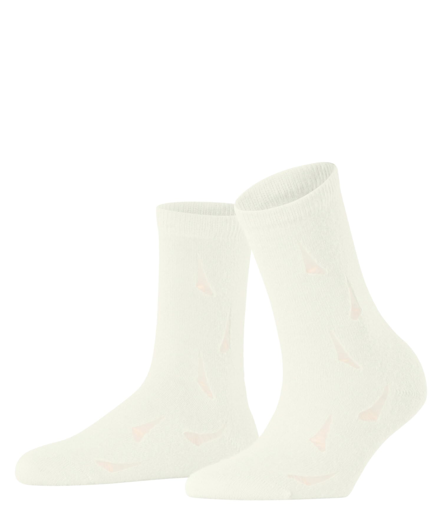 FALKE Women's Distressed W So Wool Alpaca Patterned 1 Pair Socks, White Off-White 2040, 2.5-5