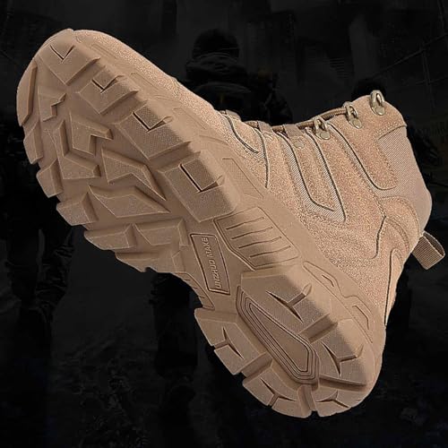 Men's Tactical Boots, Waterproof Hiking Work Boots, Breathable Desert Boots, Lightweight Military Boots, Outdoor Hiking Backpacking Boots, Anti-slip Jungle Boots For Men2