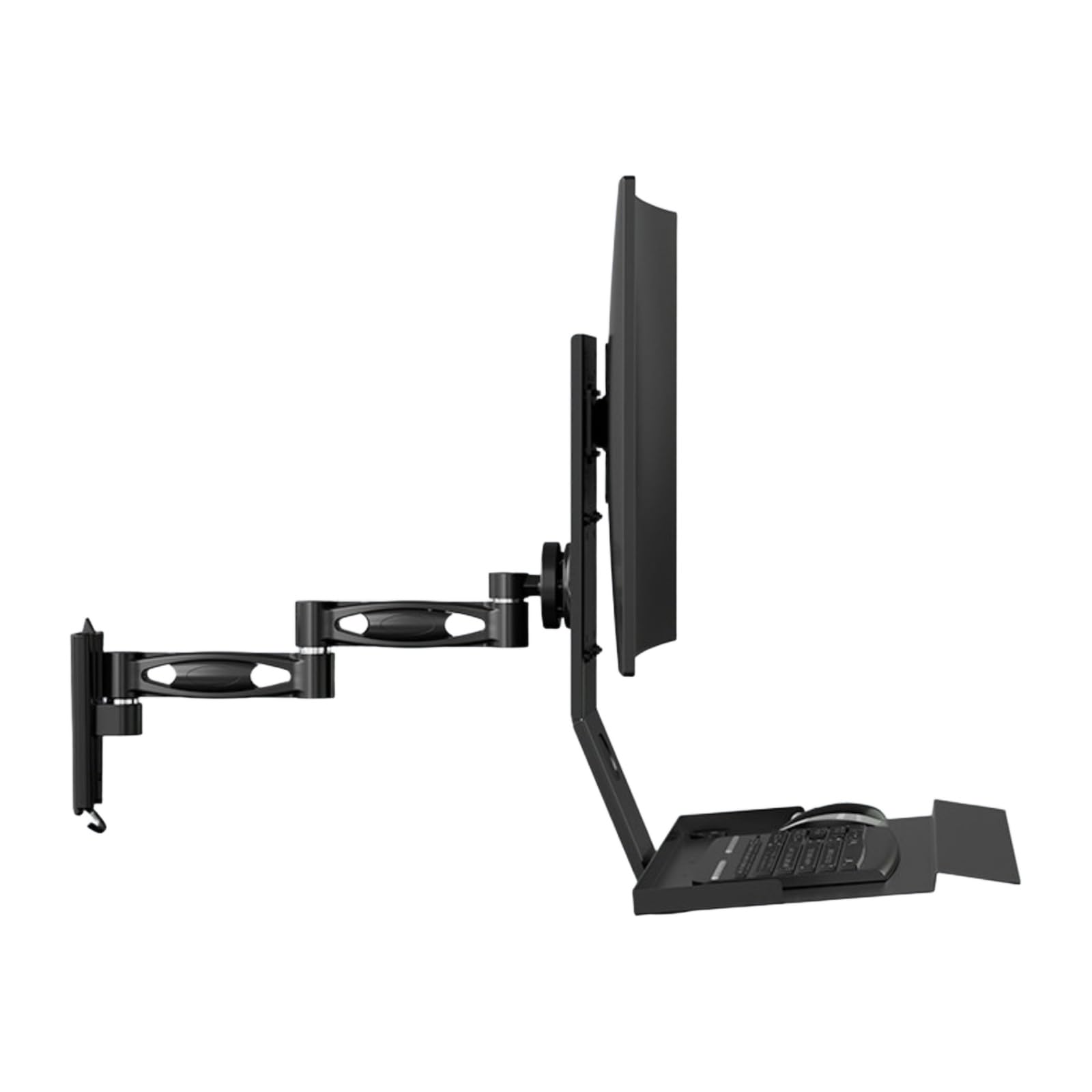 Monitoreo de Bracket(Clamp Table with Two Arms+Small 13-32"10KG)