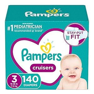 Pampers Cruisers Diapers Size 3 140 Count