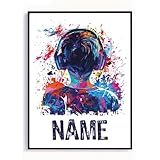 Gaming Prints Personalised Gaming Wall Art, Gaming Decor, Gamer Art, Teen Room Prints, Boys Bedroom Decor, Gamer Print, Video Games Room (A4 Print Only)