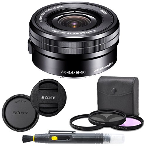 Flash Sale Buy 1 get 1 Sony SELP1650 16-50mm Power Zoom Lens (Black) + 7PC Kit Includes 3 Piece Filter Kit (UV-CPL-FLD) + Front & Rear Lens Caps + Cleaning Pen - Sony E PZ 16-50mm f/3.5-5.6 OSS Lens - International Version Flash Sale Buy 1 get 1 Sony SELP1650 16-50mm Power Zoom Lens (Black) + 7PC Kit Includes 3 Piece Filter Kit (UV-CPL-FLD) + Front & Rear Lens Caps + Cleaning Pen - Sony E PZ 16-50mm f/3.5-5.6 OSS Lens - International Version