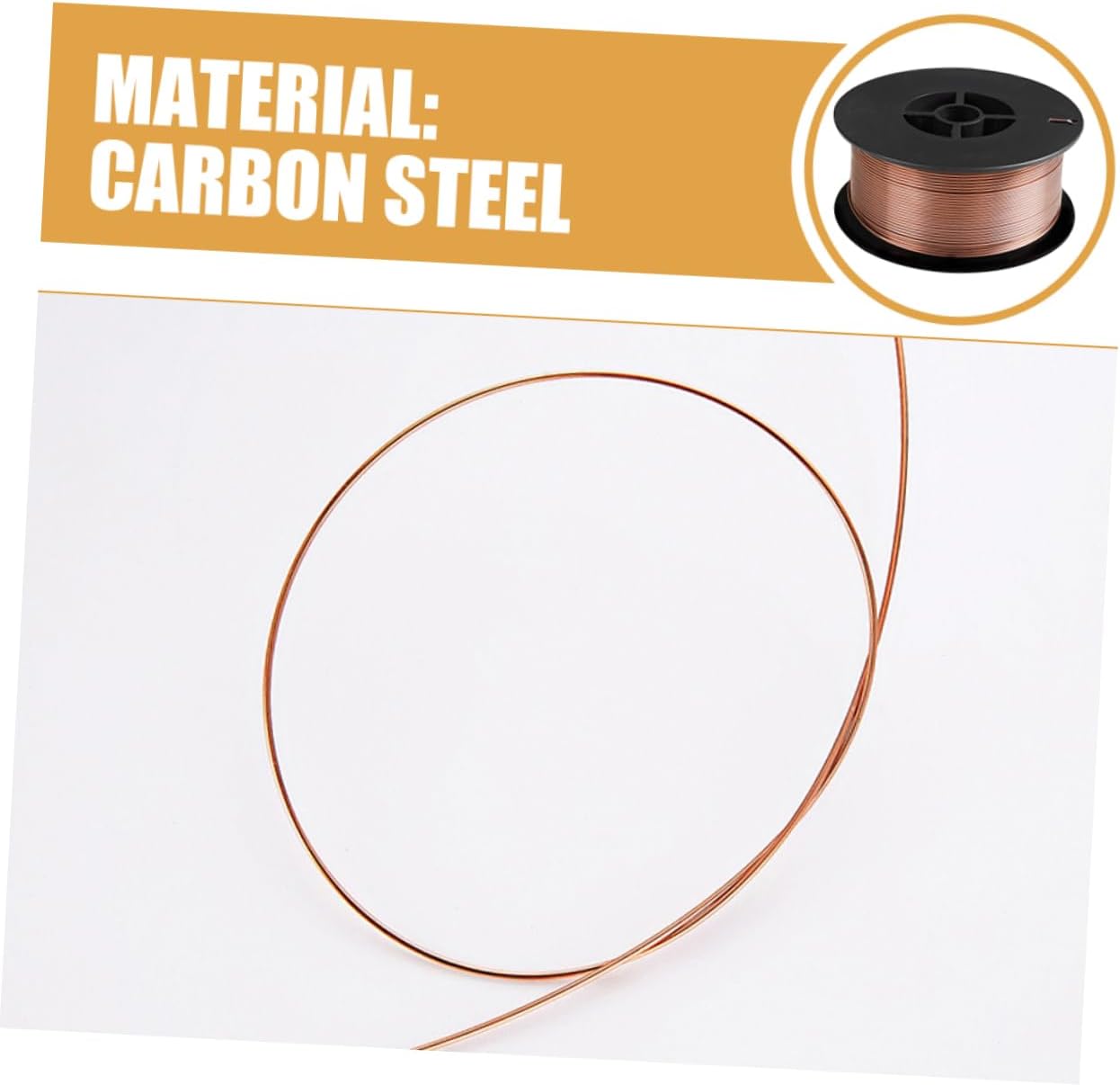 1 Roll Solid Welding Wire Gasless Carbon Steel Welding Wire Non- for Diy and Professional Welders