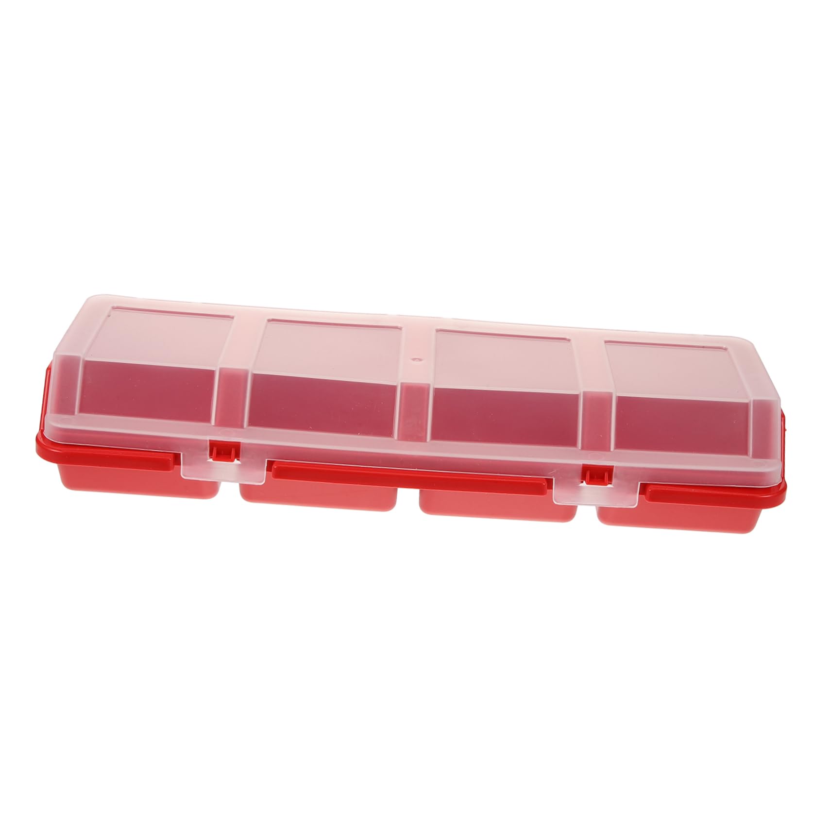 Lurrose 3 Series Caja De Almacenamiento De Tornillos Contenedores Con Tapas Compartimentos Tapado Caja Organizadora De Tornillos Caso De Tornillo Páginas Rojo 2 Piezas X 3