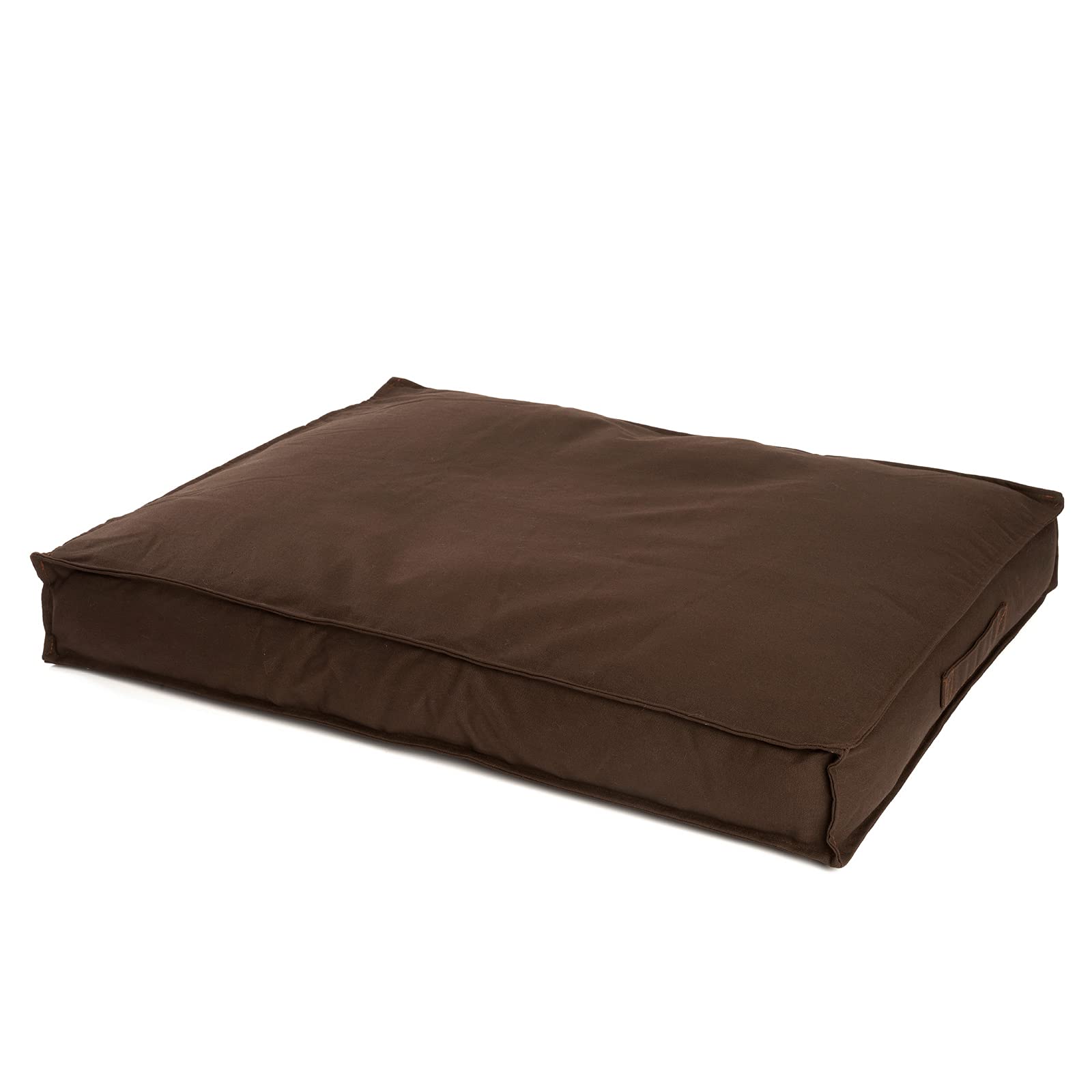 JAMAXX® Premium Hundekissen Hundematte Canvas Waschbar Orthopädisches Hundebett weich Memory Foam Visco-elastische Füllung, mittelgroße Hunde, Vintage Canvas Stoff, Matratze PDB1007 M 90x70 Sofa braun