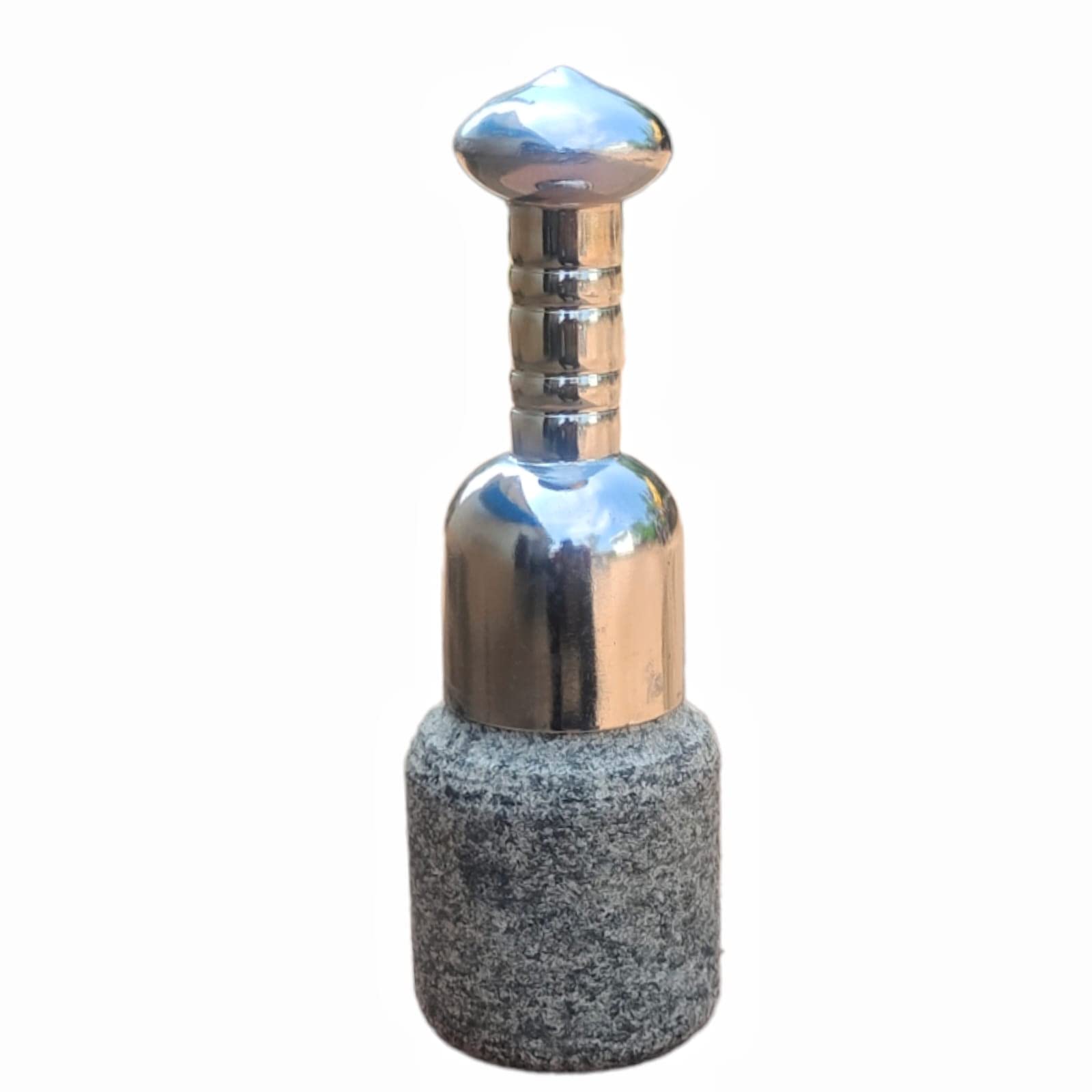 Buy EZAHK Replacement Pestle with Stainless Steel Handle 5.5inch Only Unpolished Stone Pestle