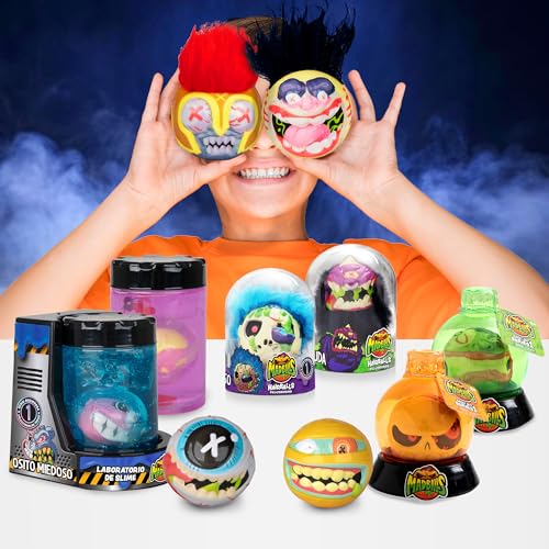 Bizak 64432950-2 Madballs, Monsterbälle mit Haar und Squishme-Textur, Extreme Abschreckung, 6 Designs zum Sammeln, ab 4 Jahren