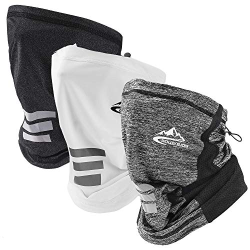 Adjustable Neck Gaiter Face Mask Scarf Bandana Dust UV Sun Protection for Men Women for Running Hiking Fishing Cycling