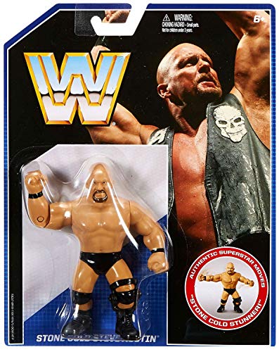 WWE Wrestling Retro Stone Cold Steve Austin Action Figure