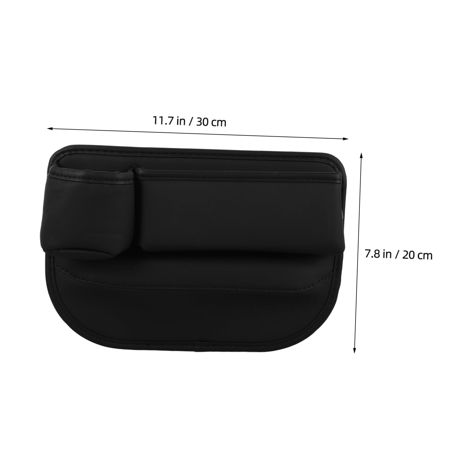 GLEAVI 4piezas Organizador De Asiento De Coche Funda De Almacenamiento Multiusos Caja Para Espacio Entre Asientos y Consola Central Almacenaje Práctico y Conveniente