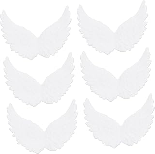 VILLCASE 12 Peças Asas De Anjo Artesanato De Natividade Mini Asas Decoração Faça Você Mesmo Fornecimento De Artesanato Enfeite De Artesanato Faça Você Mesmo Adereços De Artesanato Faça