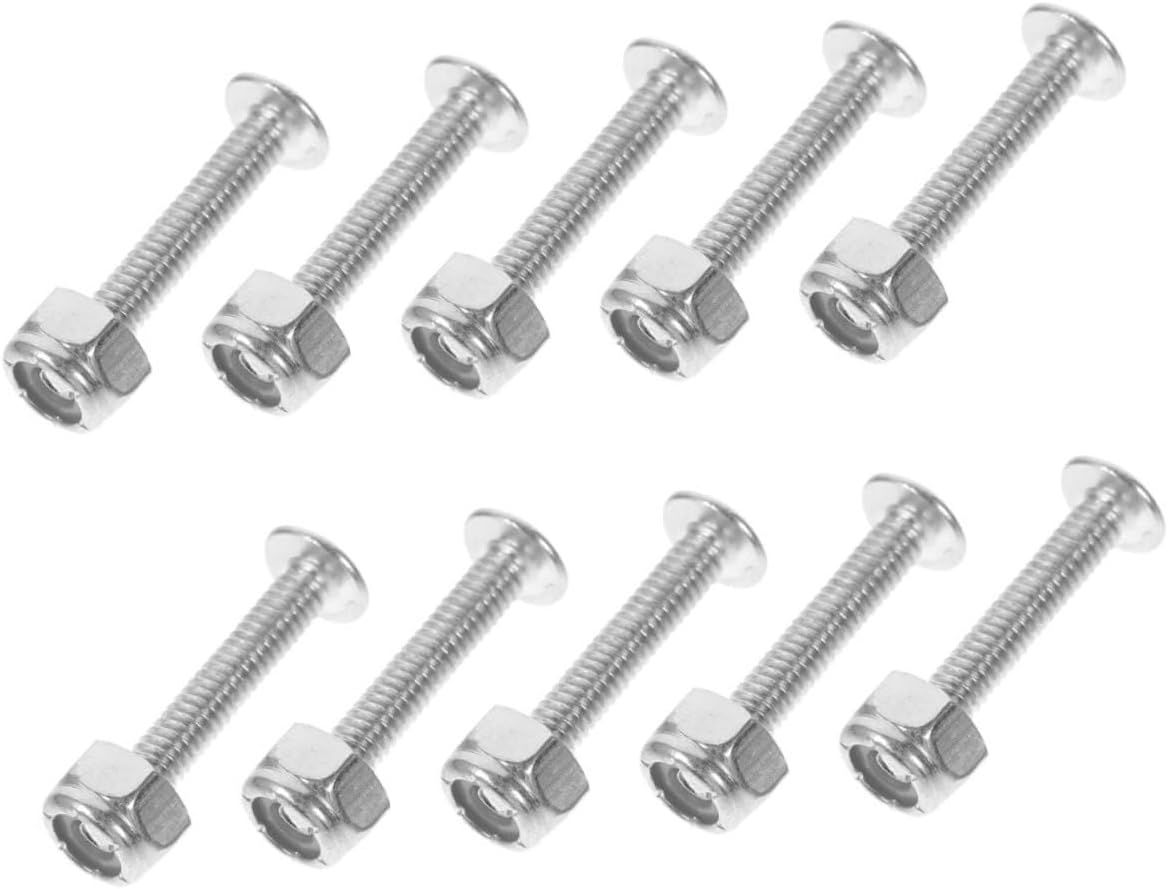 Homoyoyo 15pcs Foosball Table Accessories Fasteners Screws for Foosball Machine Galvanized Iron