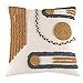 S-TROUBLE Housse de Coussin Ethnique Tribal Boho taie d'oreiller tuftée tissée avec Glands Super Doux taie d'oreiller taie de Coussin pour canapé canapé Chambre Voiture Salon