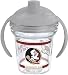 Tervis 1177827 Florida State Seminoles Tumbler with Wrap and Moondust Gray Lid 6oz My First Tervis Sippy Cup, Clear