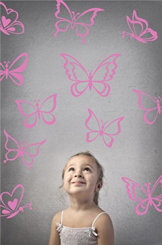 The Decal Guru Vinilo Decorativo Mariposas 24x25 pulgadas