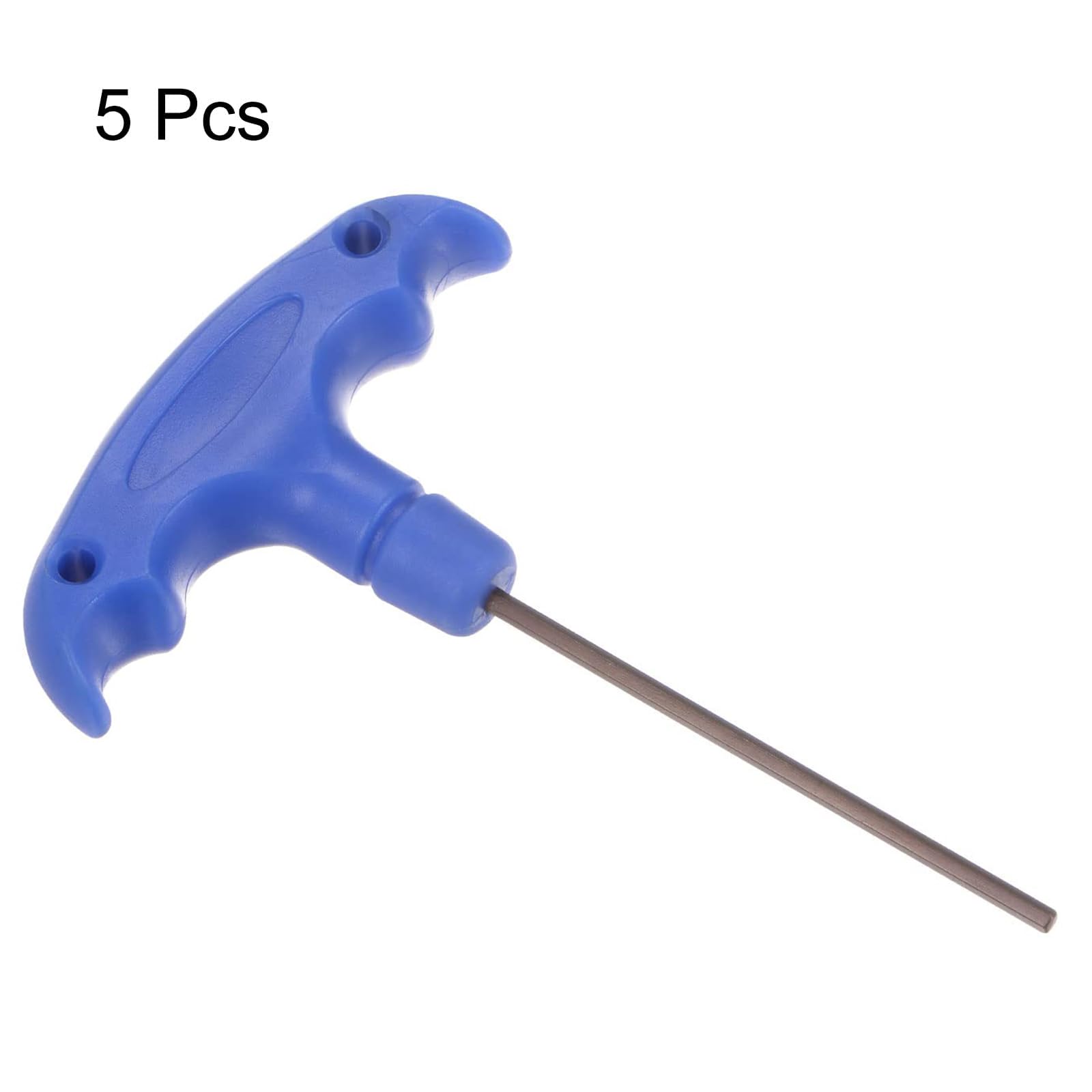 TA-VIGOR 5Pcs H2.5 T-Handle Hex Key Wrench, 2.5mm S2 Steel T-Key Allen Wrench Tool for Bike Furniture, and Mechanical Repair - Image 3