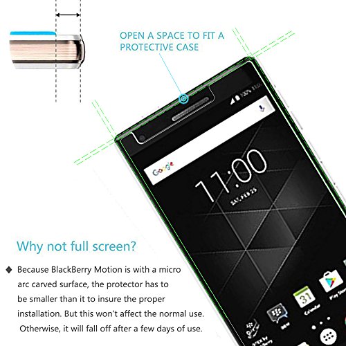 2 Pack - BlackBerry Motion Pellicola Protettiva