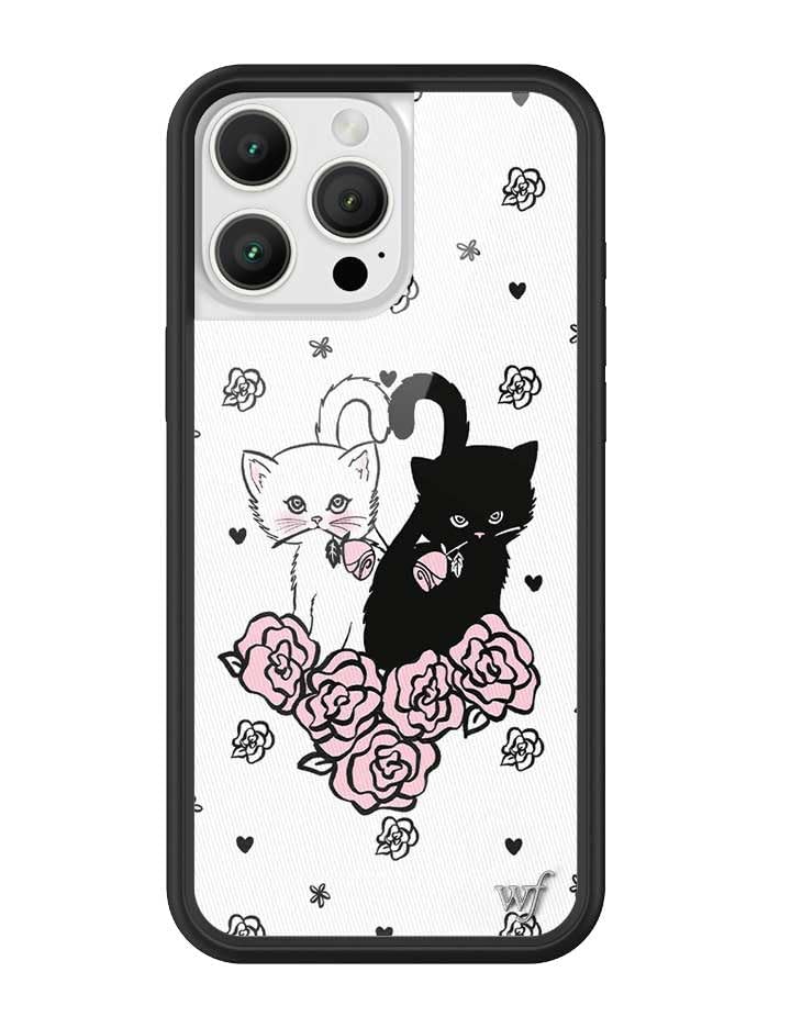 Image of Wildflower Cases - Compatible with iPhone 16 Pro Max | Protective Bumper, 6.5ft Drop Test Certified, Women Owned Small Business | Kittens