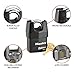 MASTER LOCK Heavy Duty Weatherproof Padlock [Closed Shackle] [Key] [Outdoor] 6321EURD – for Transportation and Industrial Applications