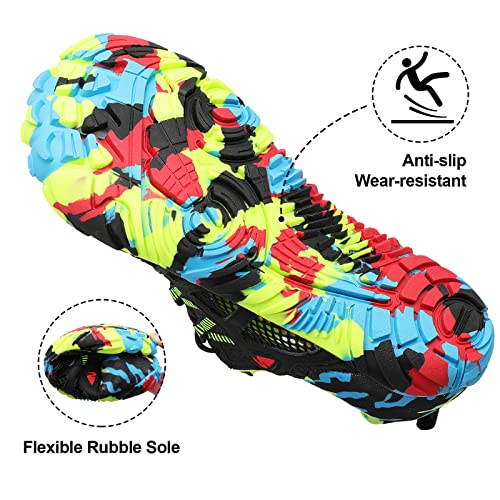 Image of XIHALOOK Athletic Hiking Water Shoes Womens Mens Quick Dry Barefoot for Beach Walking Kayaking Surfing Training