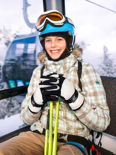 Image of Bencailor 3 Pairs Kids Ski Gloves Children Winter Gloves