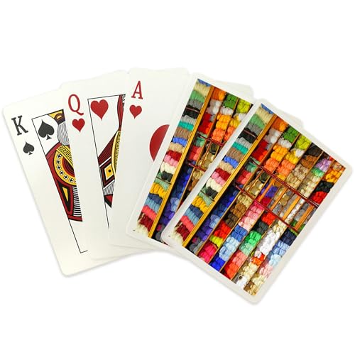 Baraja de Póker con 52 cartas coloridas miniatura 2