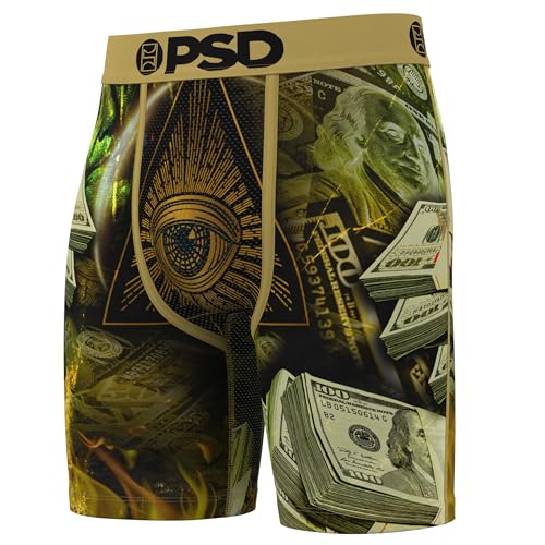 PSD Men's Golden Industry Boxer Brief, Multi, XL2