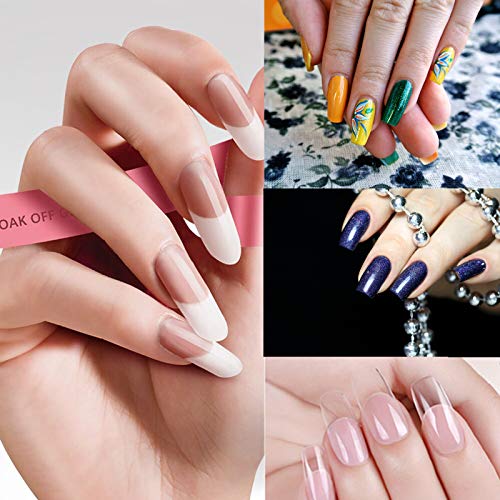 133 Stück Nagel Tips Doppelte Nagelformen Set Klare Acryl Künstlich Nagelspitzen Fingernägel Falsche Nageltips… – Bild 5