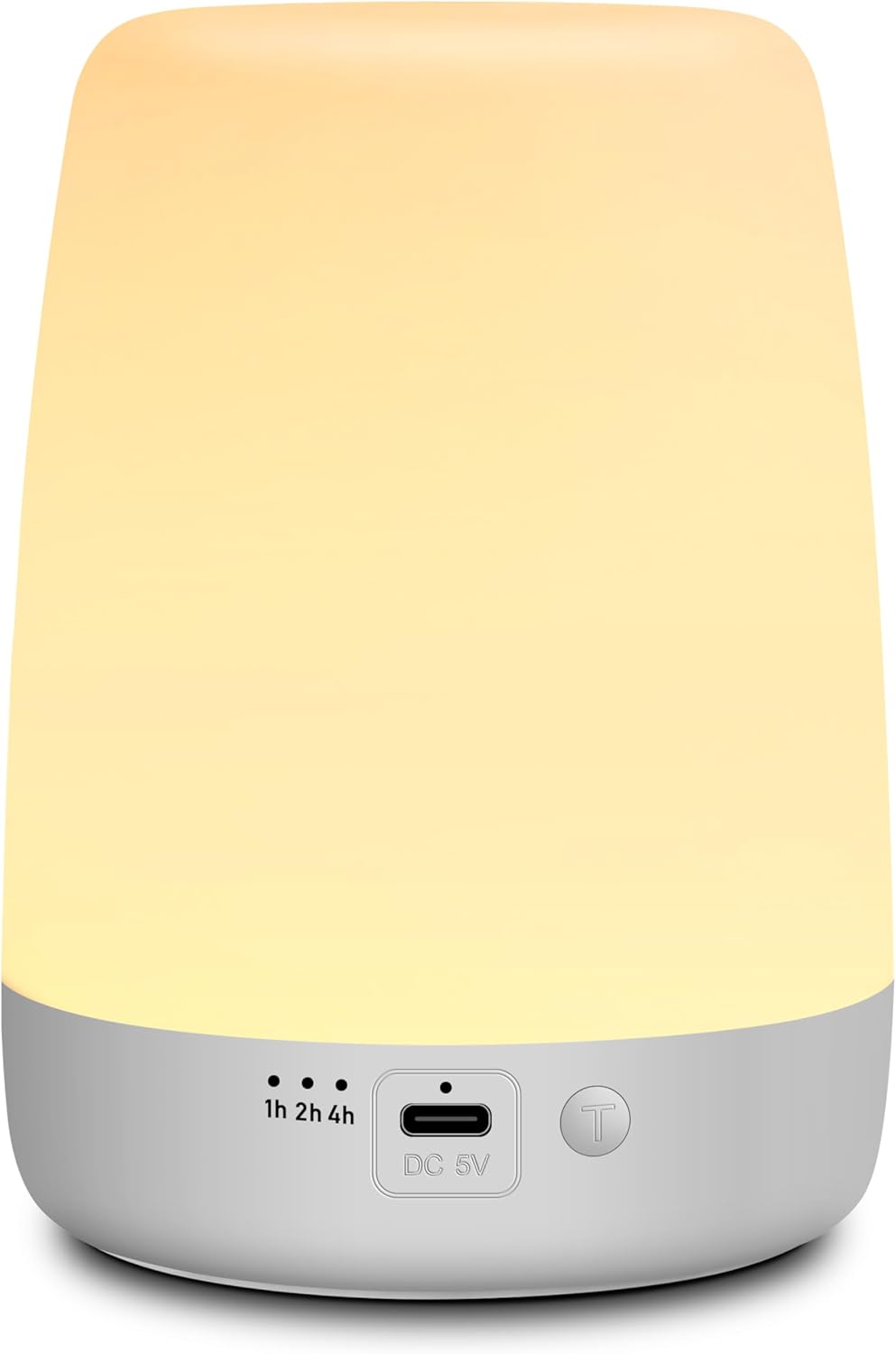 Bebcare Lola Portable Night Light and Clock with Sunrise Mode, Adjustable Brightness, Multi-Color Lighting, Alarm Clock, Wake-up Timer, Travel Size, Plug-in Only