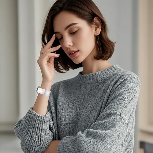 Athleisure Band Compatible with Apple Watch Bands For Men Women 40mm 41mm 38mm 42mm 44mm 45mm 46mm 49mm, Comfort Style durability Silicone Dressy Strap for iWatch Series 11 10 9 8 7 6 5 4 3 2 SE Ultra - image 4
