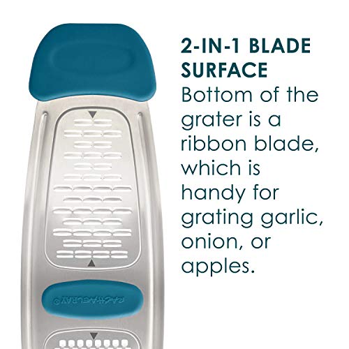 Rachael Ray Multi Stainless Steel Grater, Marine Blue, Small #TOP2