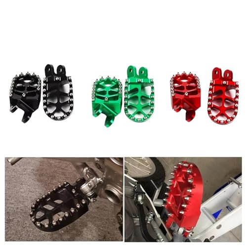 Cale-pied pour XL600V Transalp avec grip maximal rouge - 5