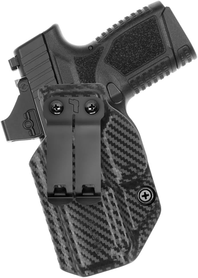 Tulster IWB Profile+ Kydex Holster in Left Hand fits: FN Reflex | Optic Compatible Inside The Waistband Appendix Concealed Carry