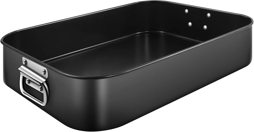 mobzio Lasagna Pan Deep, Baking Pan for Oven, 16x12x3 Inch