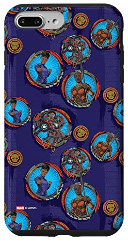 Prodotto ufficiale Marvel Custodia per iPhone 7 Plus/8 Plus Marvel Black Panther: Wakanda Forever Okoye Shuri Ironheart