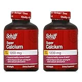 Calcium 1200mg & Vitamin D3 800 IU, Schiff Softgels (120 count in a bottle), Immune Health Support*,...